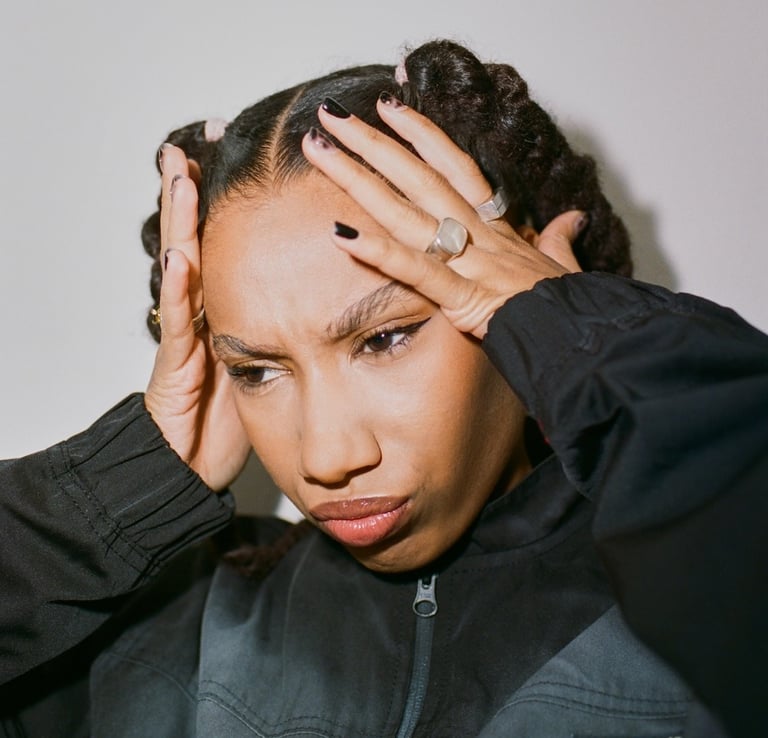 ZenGxrl in conversation with Marcus Boxler, Credit: Kane Holz