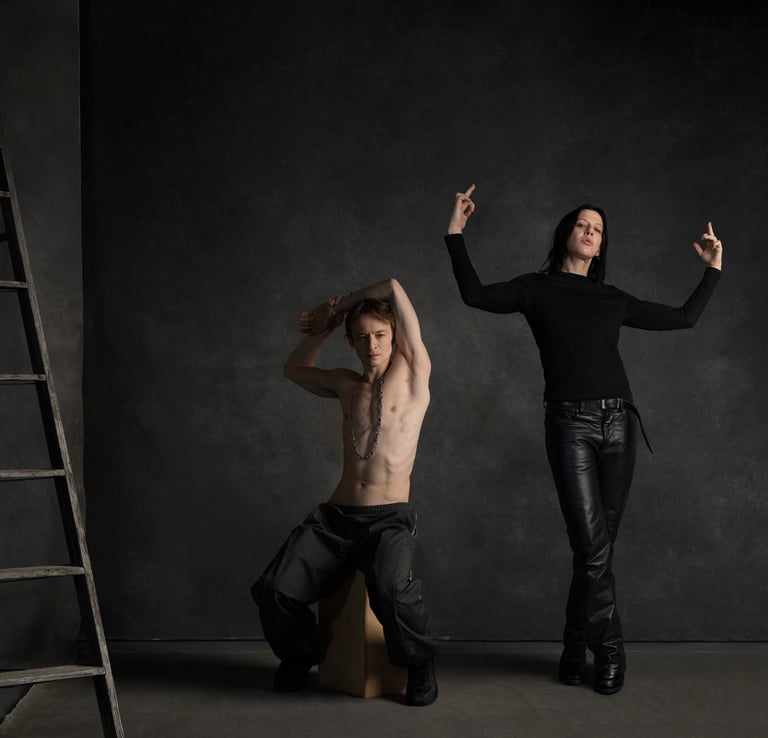 Anne Imhof und Daniil Simkin, Credit: Amanda Damme