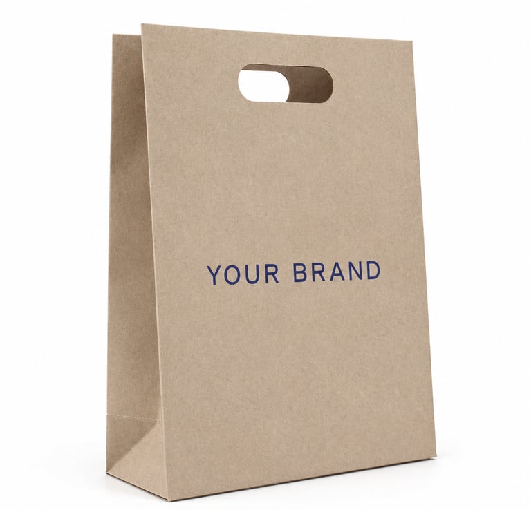 Bolsas con Asa Troquelada Personalizadas
