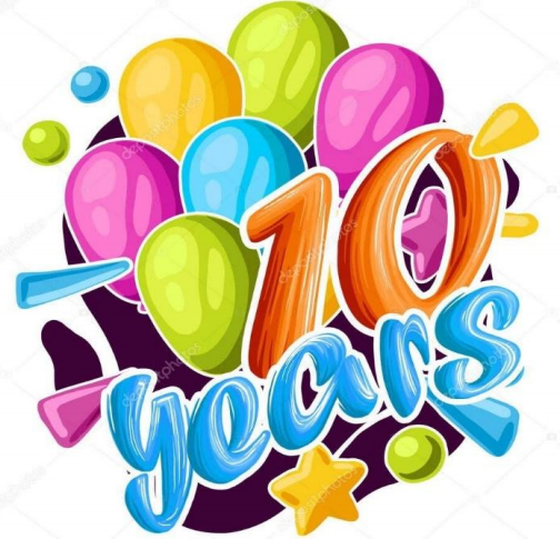 10th birthday celebration