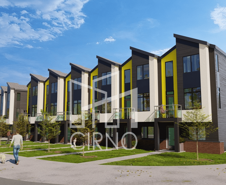 townhouse in skyview, calgary Alberta designed by Cirno Design 