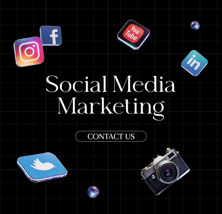 Custom social media graphics and marketing services by The Gravids creative studio