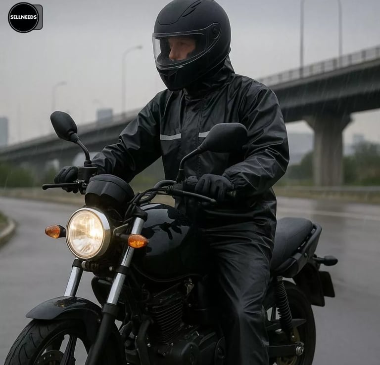 Capa De Chuva Moto Motoqueiro Impermeável Reforçada