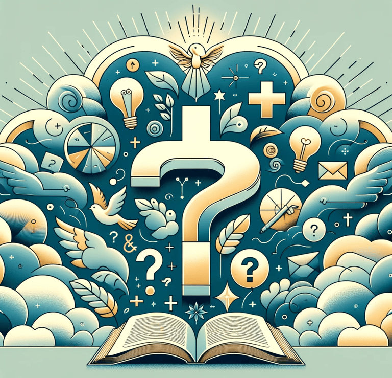 a book with a question mark on it