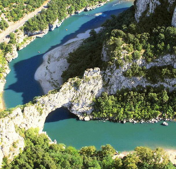 The Pont d'Arc in the Ardèche