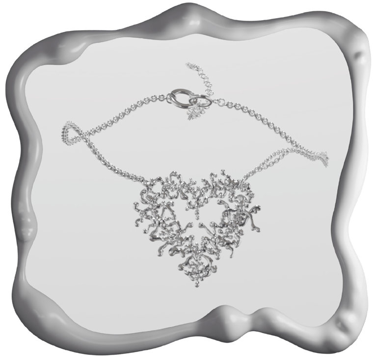 photo collier dans cadre