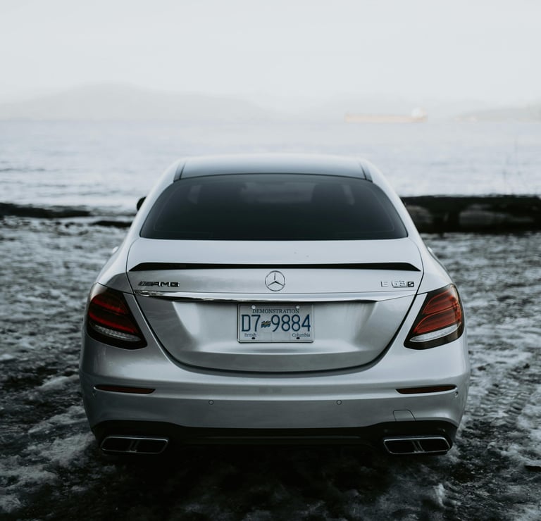Mercedes Benz C63 2014 to 2023 year fitted with premium tires, sold at our auto store in nigeria