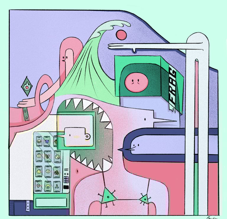 a man in a bed with a phone and a cell phone