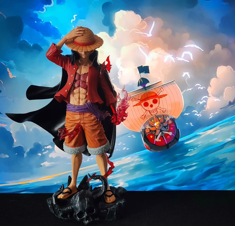 figurine résine Fanart Manga Luffy