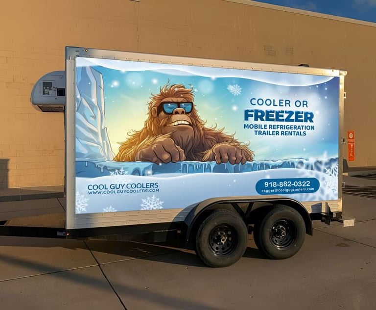 refrigerated trailer at Wal-Mart