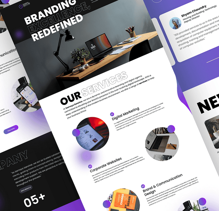 Nos services de développement web