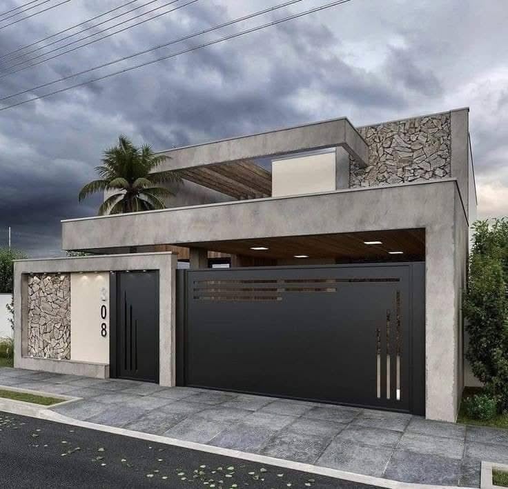 Portón de herrería de seguridad para casa en Monterrey