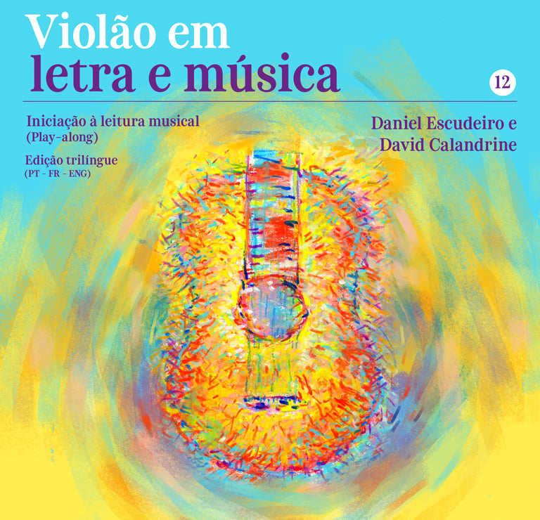 Capa do áudio "Divertimento n. 1" do livro "Violão em letra e música"