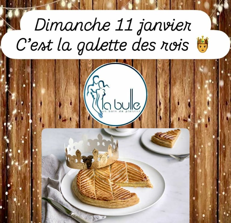 Galette des rois La Bulle Sauna