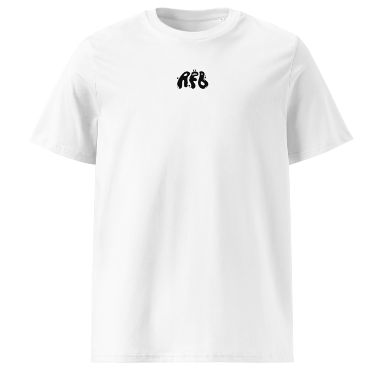 T-shirt AFB Daybreak blanc – streetwear coton bio certifié GOTS, Away From Bed, Cherbourg