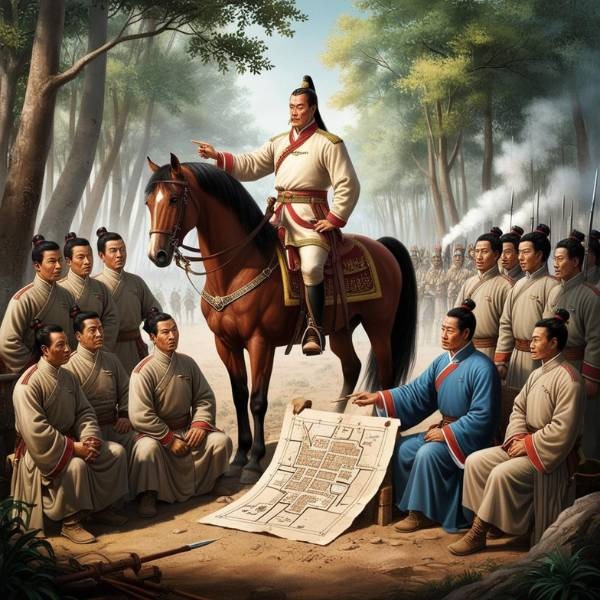 Trần Hưng Đạo chỉ huy quân đội nhà Trần ba lần thắng quân nguyên mông