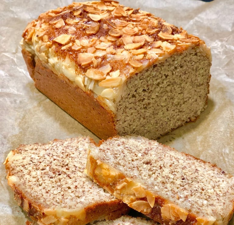 Pão de amêndoas e psyllium