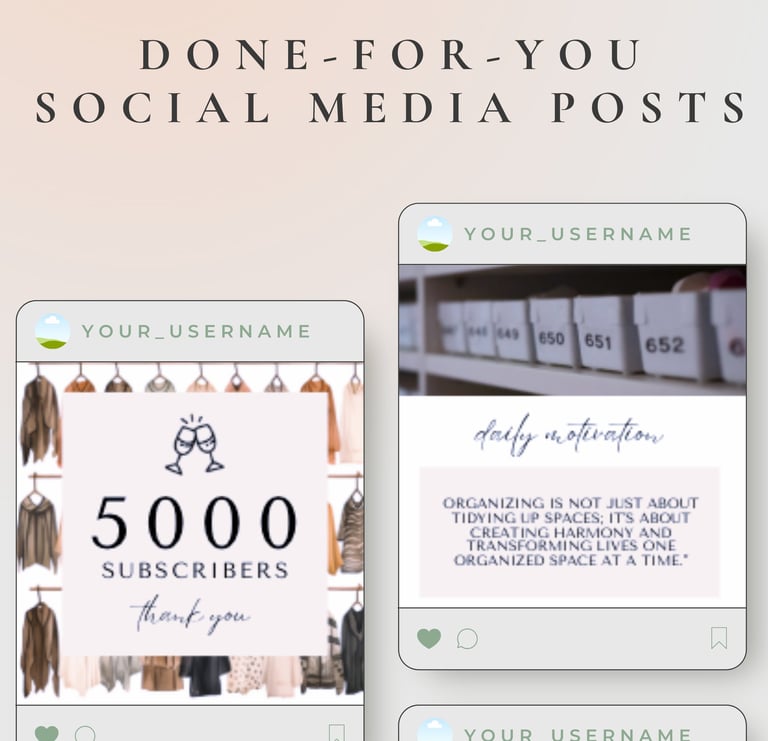 Canva templates for small business Instagram and Pinterest marketing