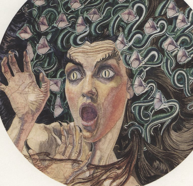 painting of Medusa