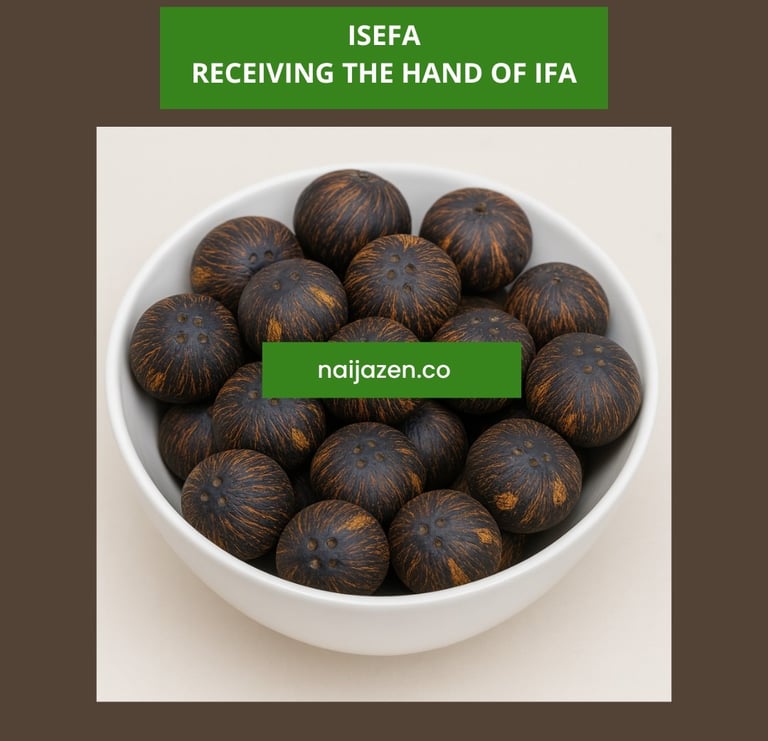 Isefa - Receiving One Hand Of Ifa