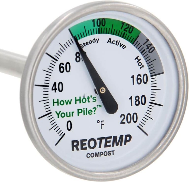 20 Inch Fahrenheit Backyard Compost Thermometer