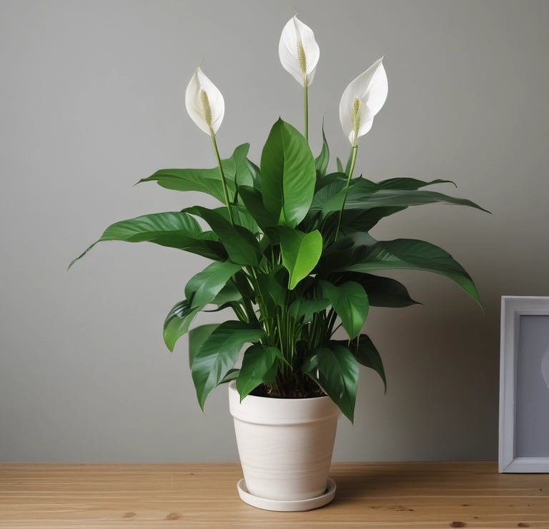 Peace Lily (Spathiphyllum wallisii)