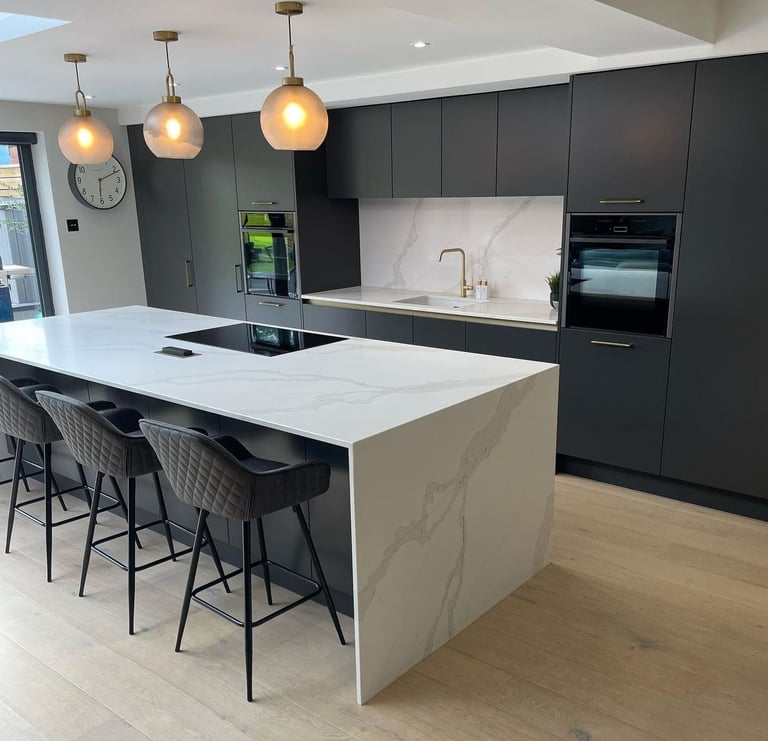 Quartz Worktops - Quartz Kitchen Worktops - RH STONE SURFACES - 01914545600 