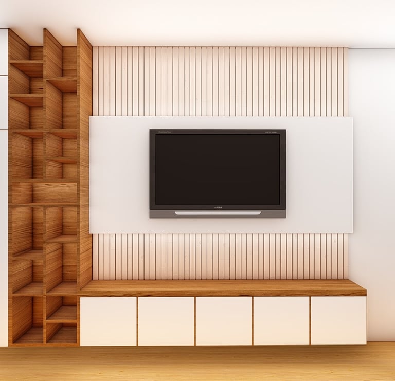 interior design tv wall uk