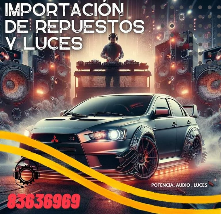 Importación directa de luces y sonido