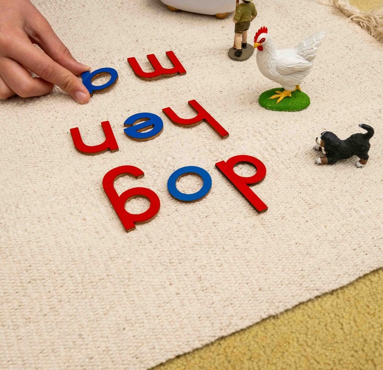 A magical step into writing - the Montessori Moveable Alphabet