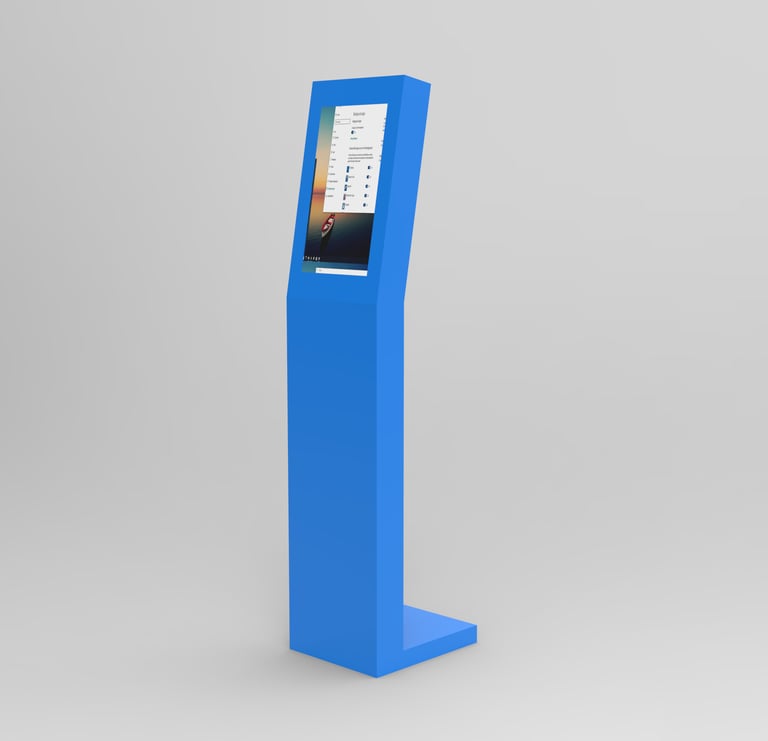 Modelo de kiosco interactivo