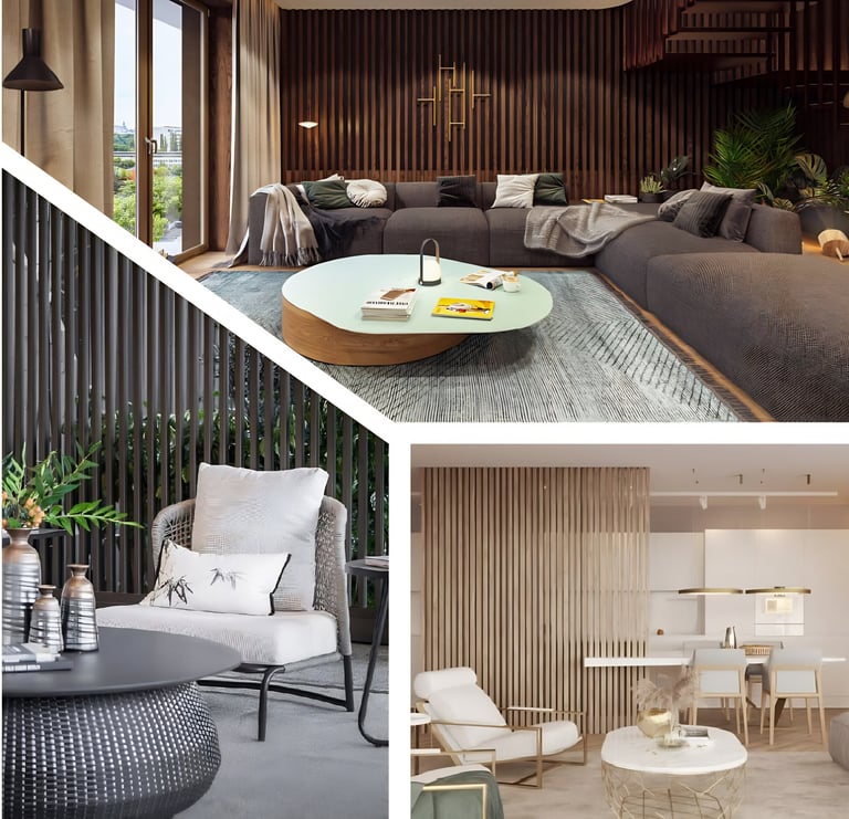 WPC TIMBER TUBE INSTALLED IMAGES