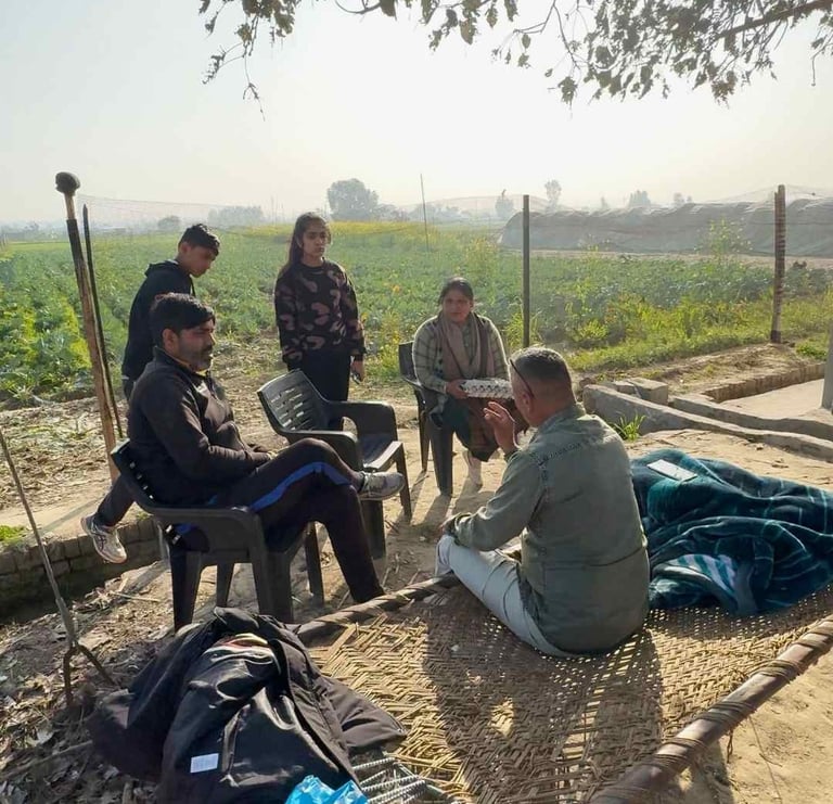 Repeat Customers at panipat desi egg farm