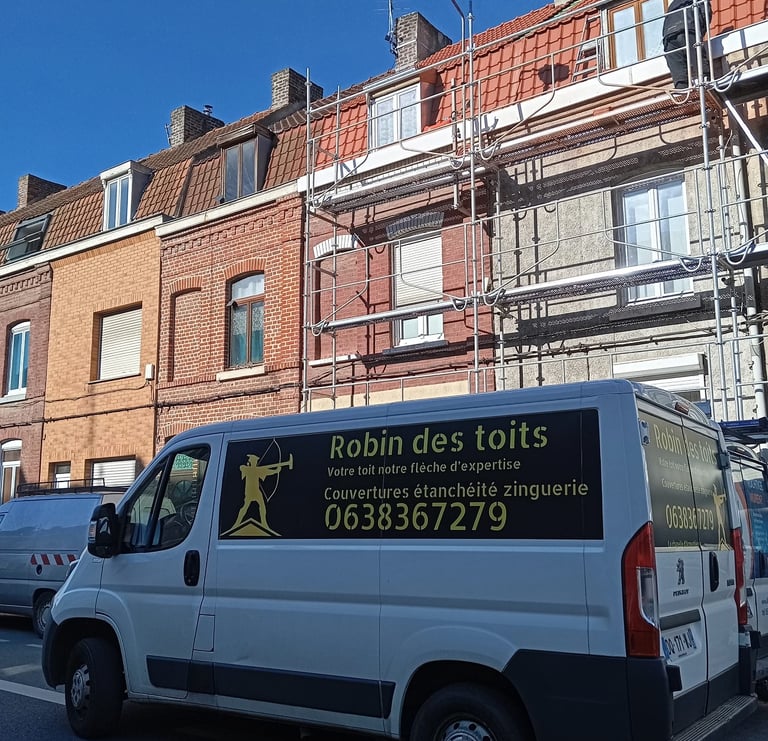 Intervention rapide Robin des toits suite à devis