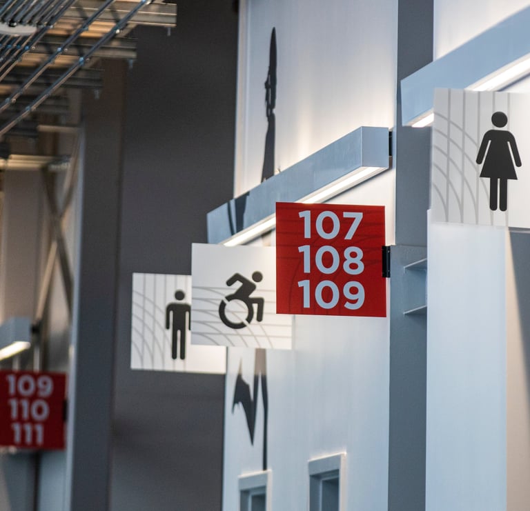 Louisville Urban League Sports & Learning Complex Branded Environmental Graphics Signage