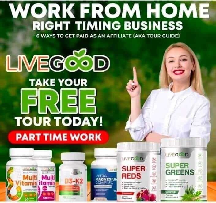 Contact us at LiveGood Texas