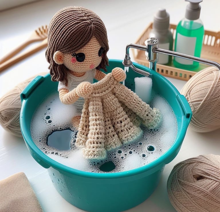 No lavar tu prenda directamente bajo el grifo, hacerlo siempre que sea posible dentro de un recipien