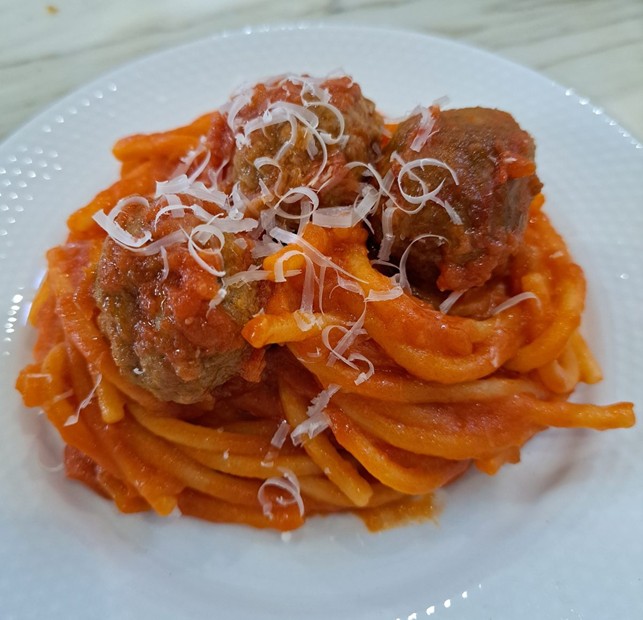 spaghetti and meatballs a kids manu in Palm Beach