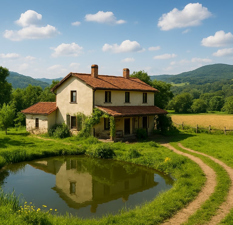 Spacious farmhouse in Nainital, Uttarakhand with organic farming land