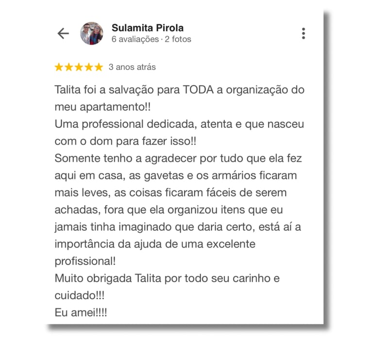 Talita Tavares / Personal Organizer - Organização Residêncial / Cursos / Ebook / Consultoria