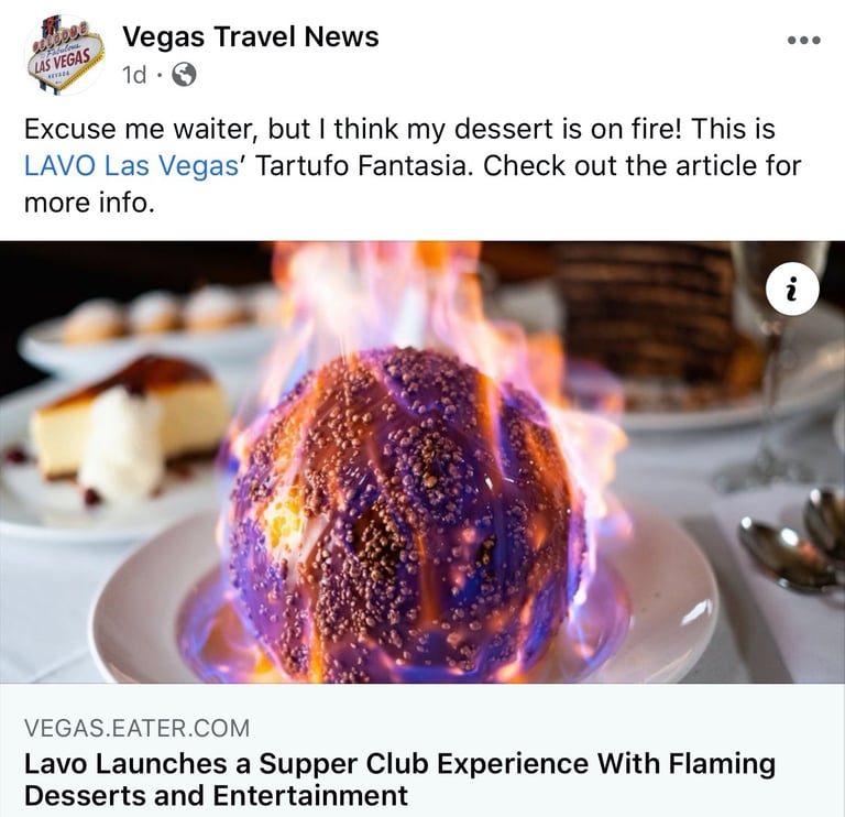 one of the most insta worthy desserts in Las Vegas 