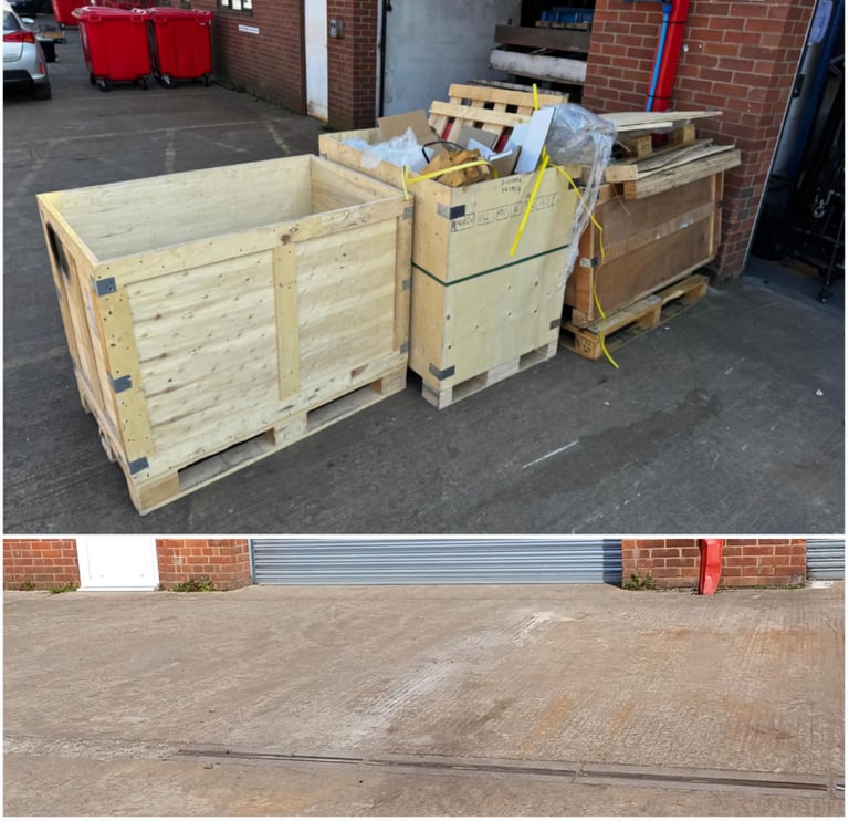 wooden palllets business in worcester city center