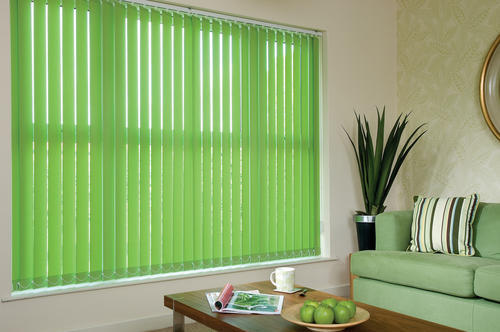 Durable Vertical Blinds – protects from sunlight and heat.
