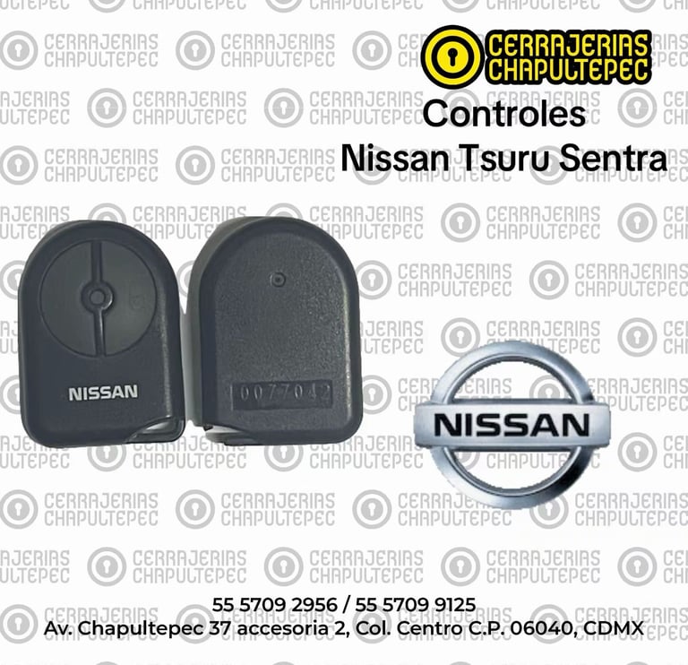 PROGRAMACION DE CONTROLES DE NISSAN TSURU SENTRA 