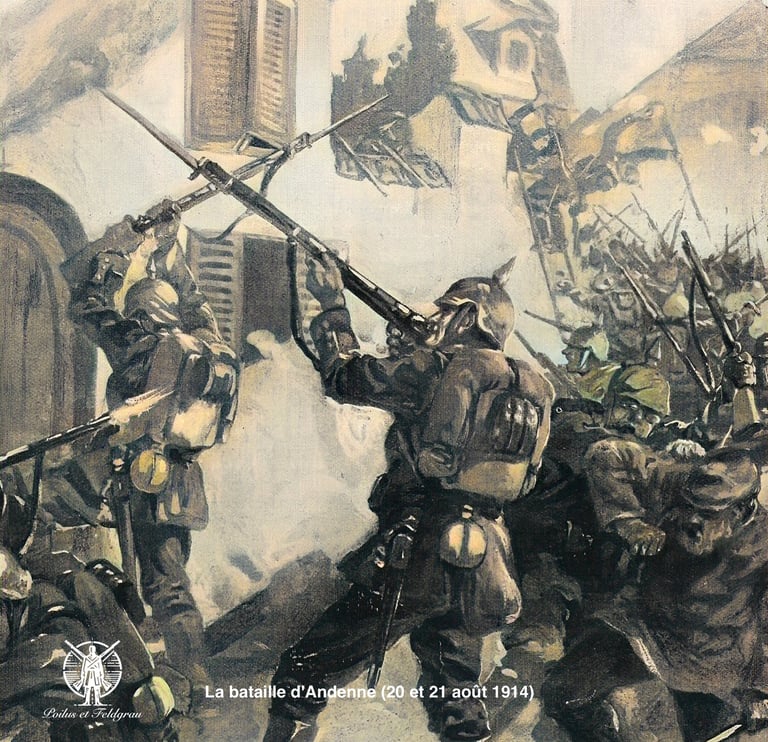Les Allemands à Andenne
