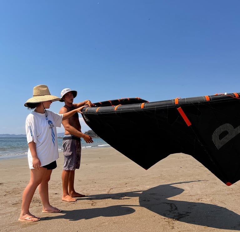 Learning kitesurfing basics