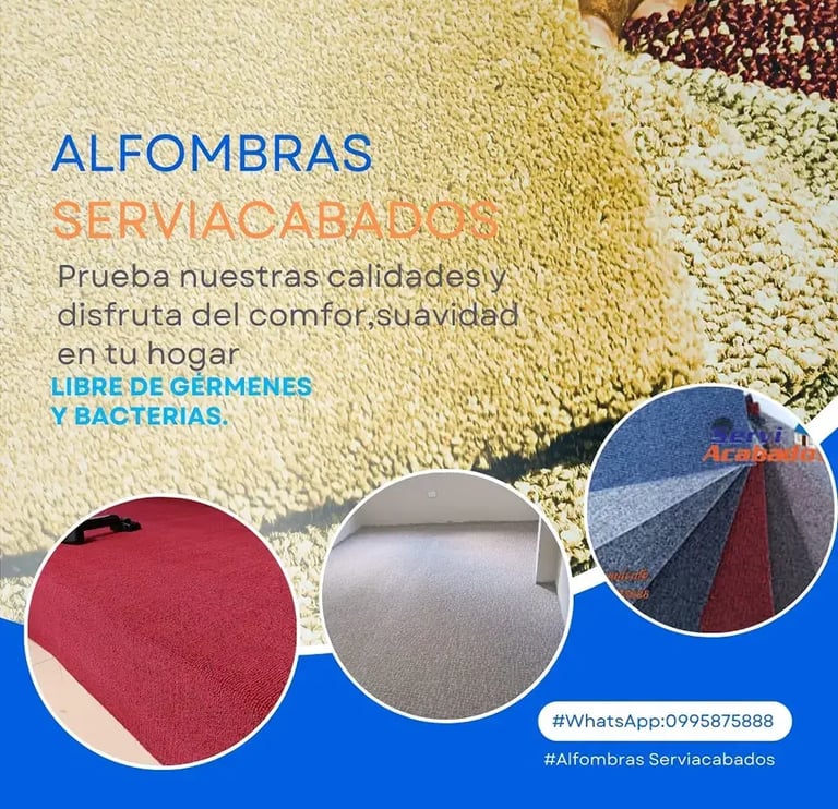 Alfombras Serviacabados venta instalación y mantenimiento