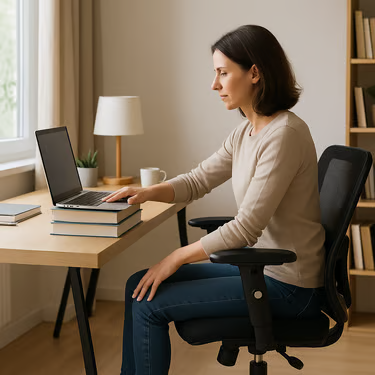 postura correcta teletrabajando en cordoba