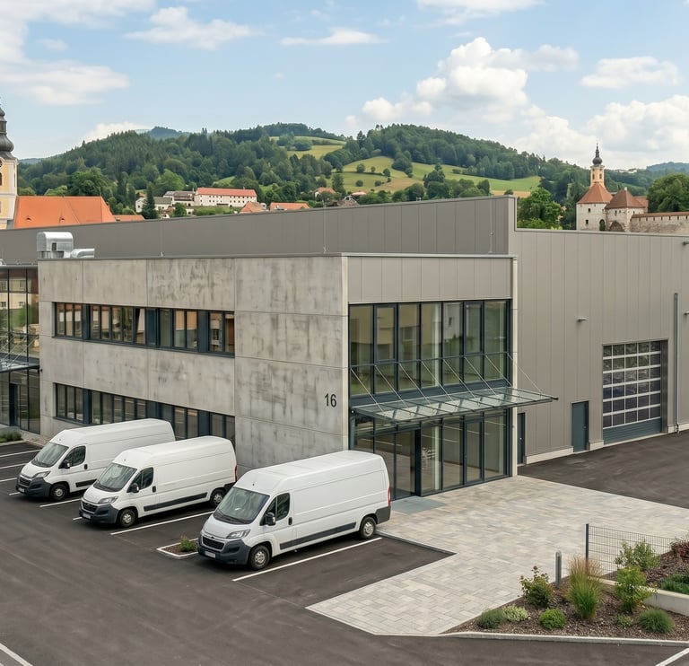 Gewerbeimmobilien, Lager, Garagenanlagen bei Immokönig.at