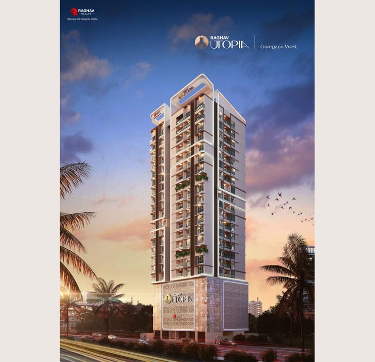 RAGHAV UTOPIA GOREGAON WEST, RAGHAV UTOPIA, SHASTRI NAGAR, ROAD NO 1, GOREGAON WEST